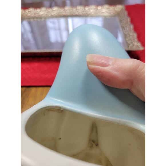 Vintage Madonna Praying Planter, Virgin Mary Religious Vase, Ceramic - Picture 4 of 7